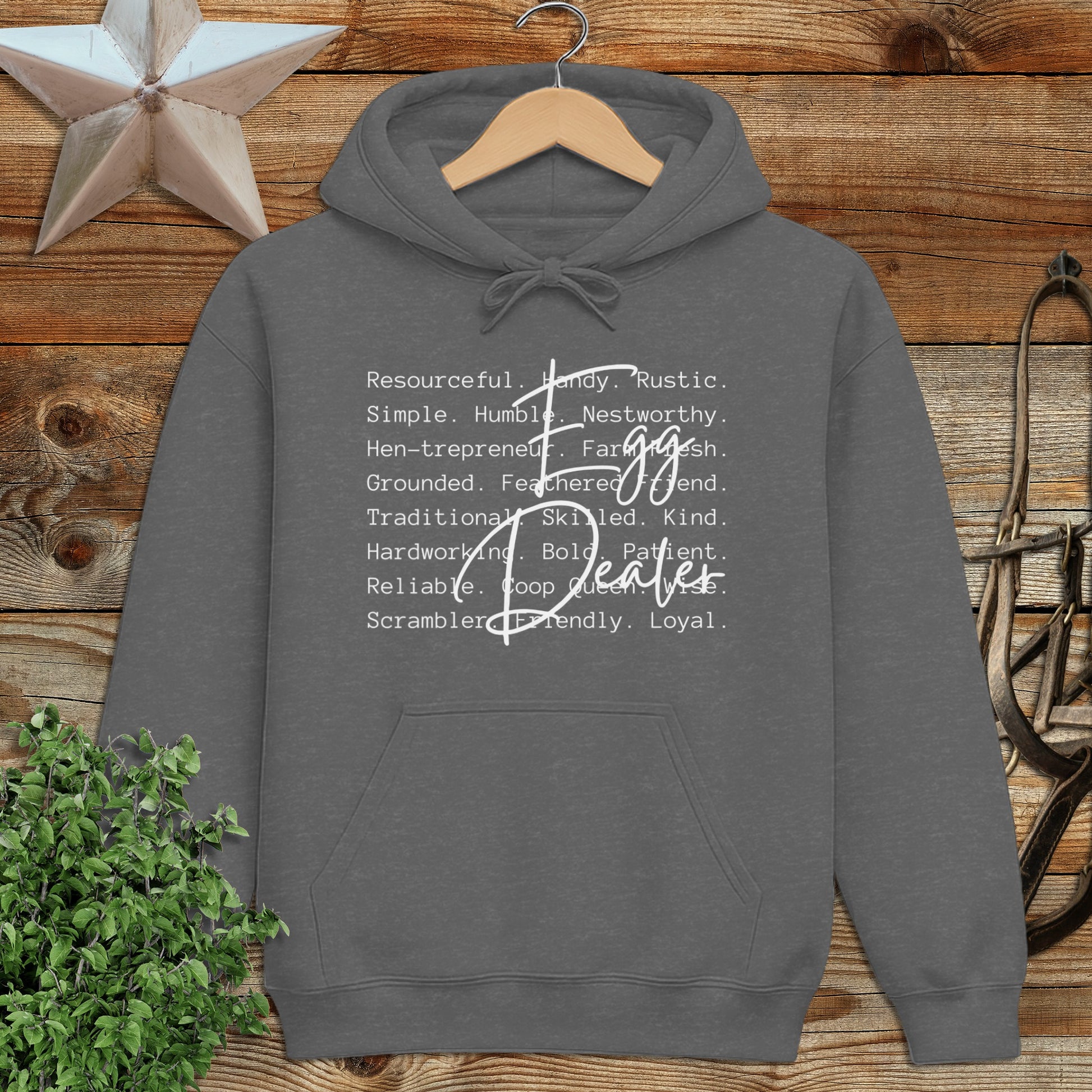Egg Dealer Words Hoodie