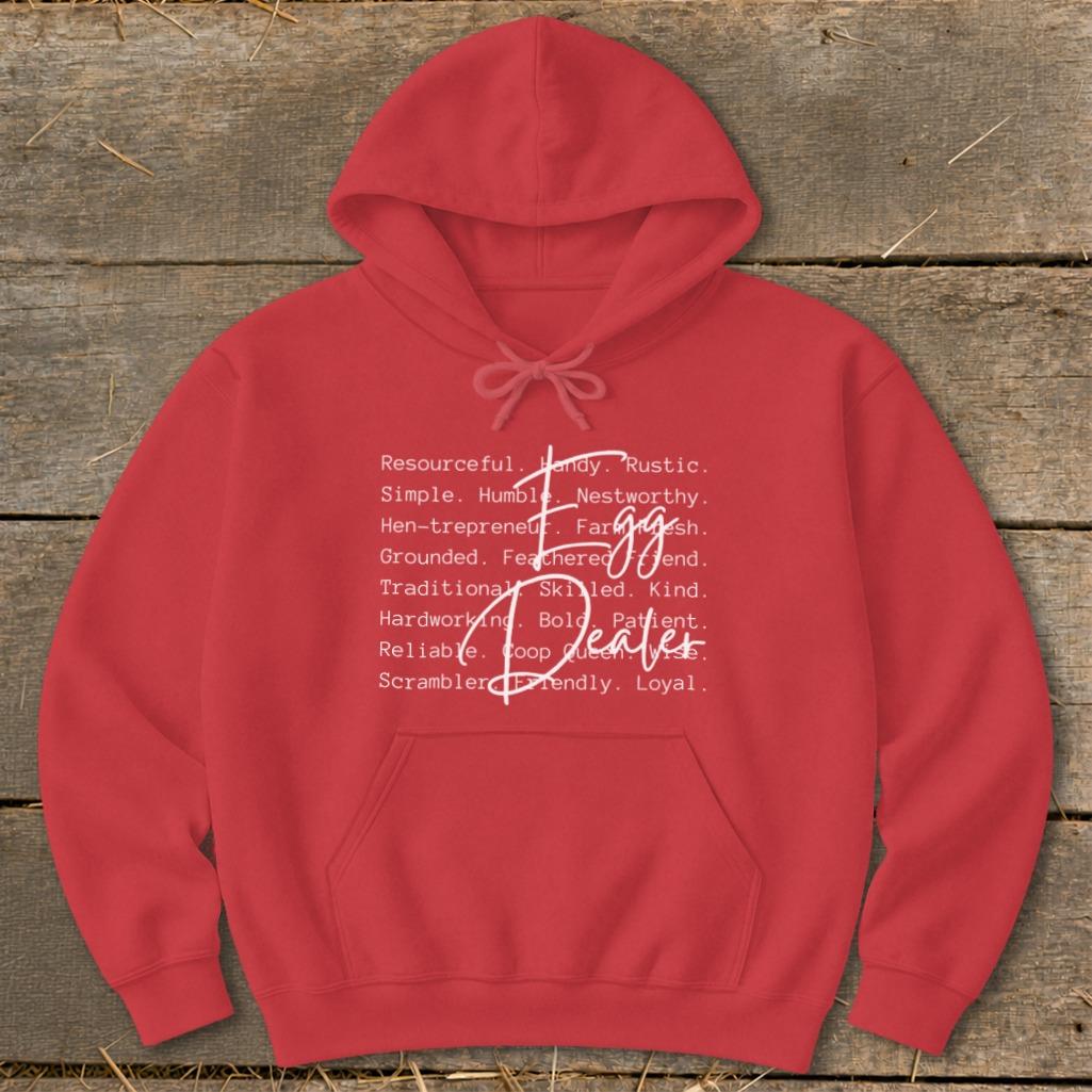 Egg Dealer Words Hoodie
