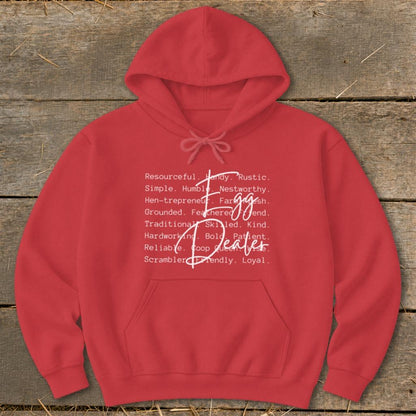Egg Dealer Words Hoodie