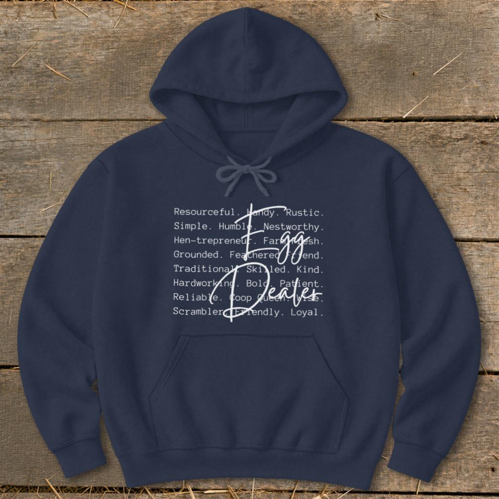 Egg Dealer Words Hoodie