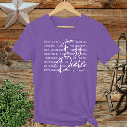 Egg Dealer Words Ladies Tee