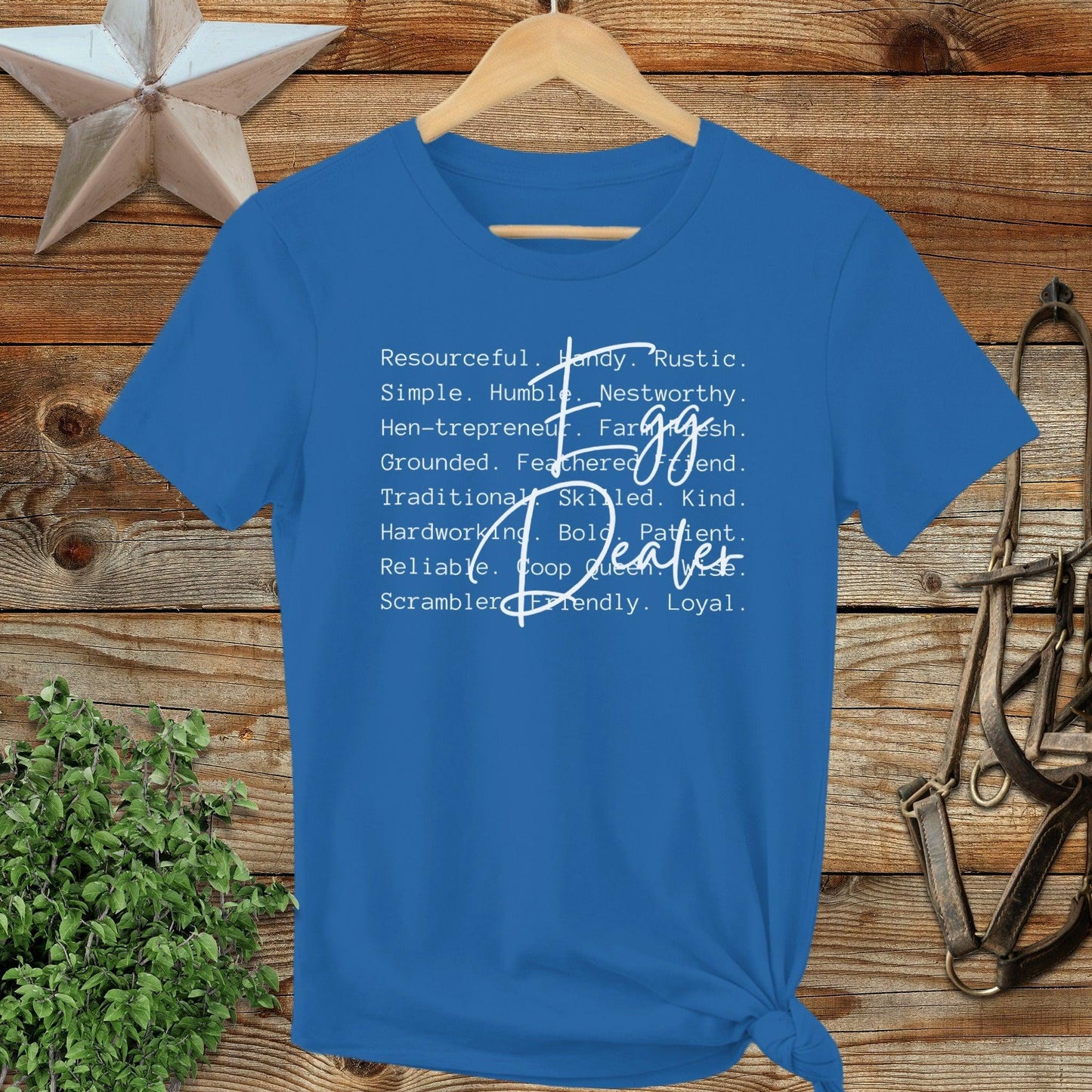 Egg Dealer Words Ladies Tee
