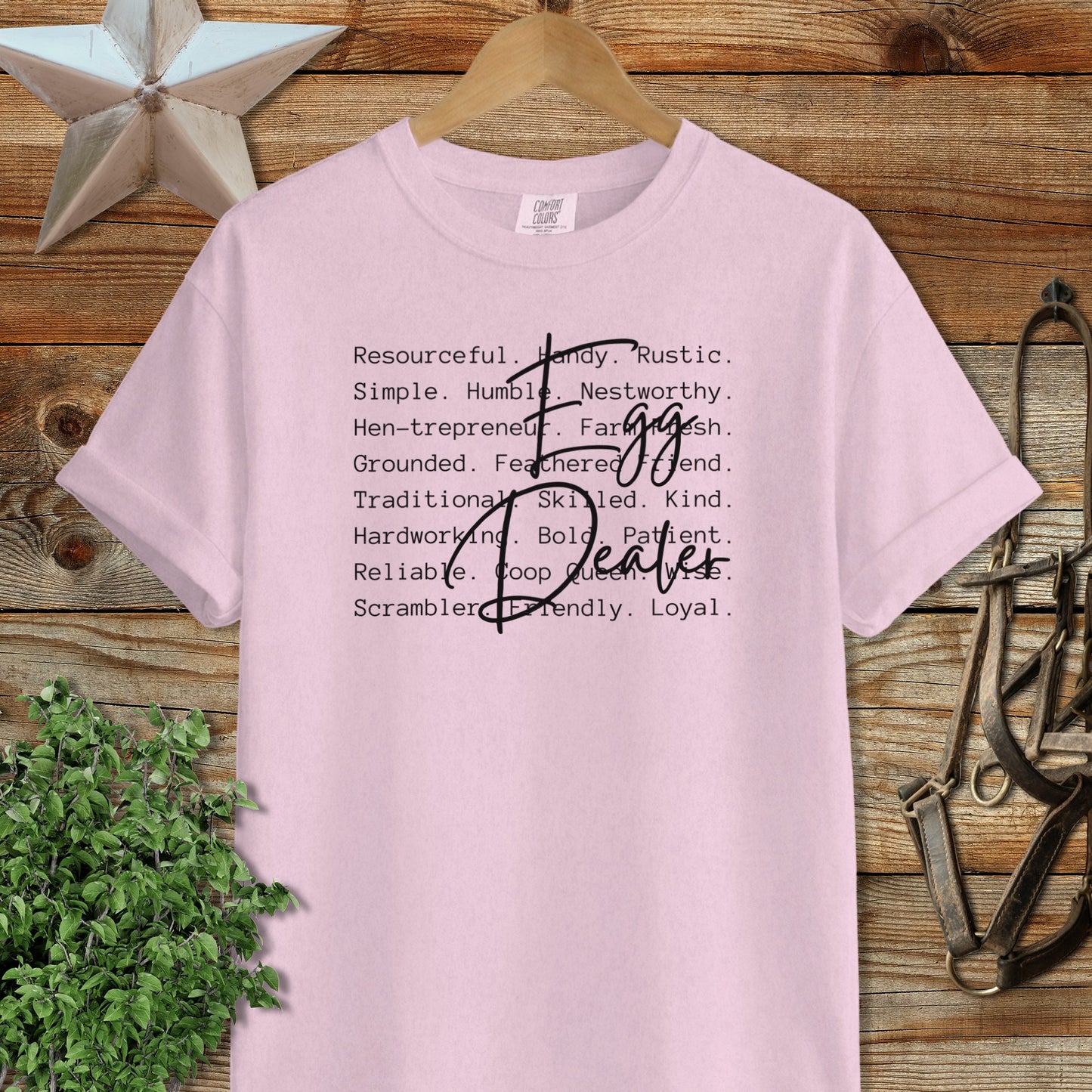 Egg Dealer Words Signature Tee