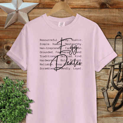 Egg Dealer Words Signature Tee