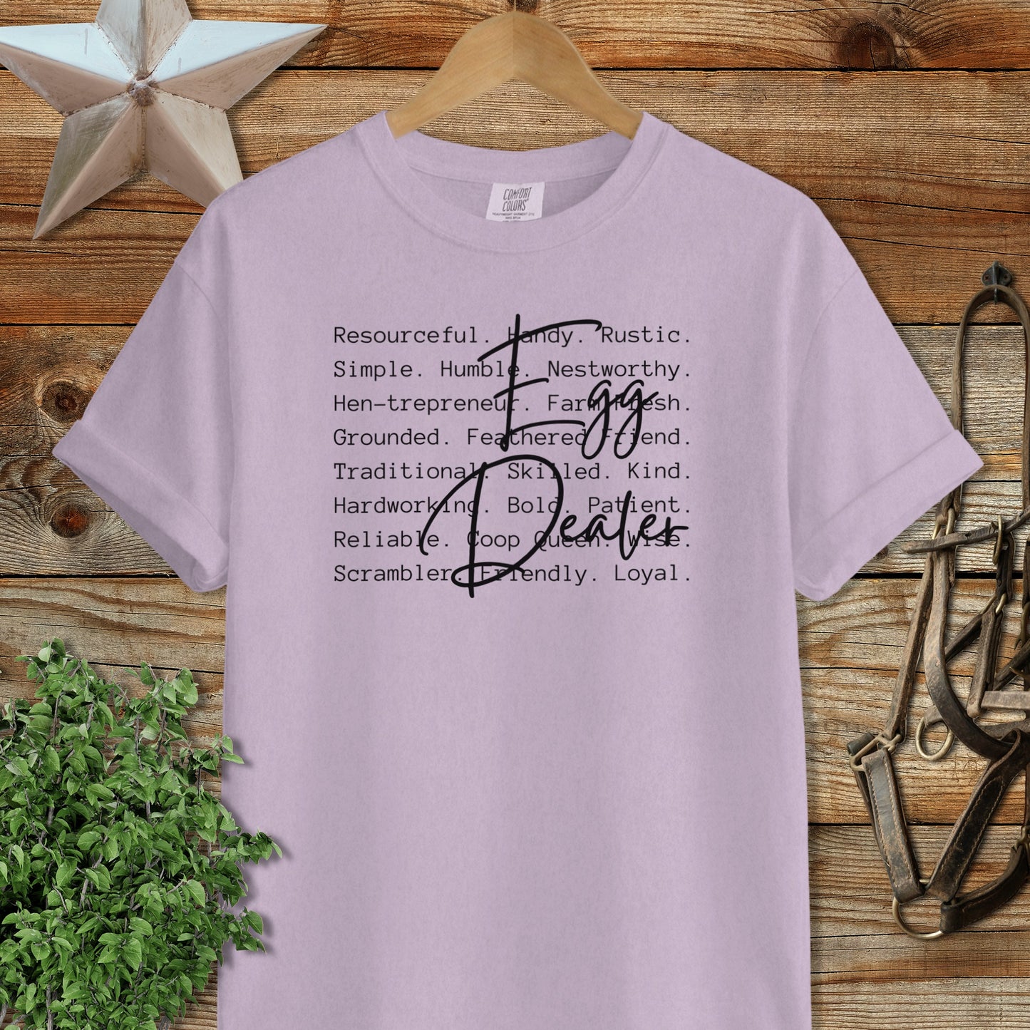 Egg Dealer Words Signature Tee