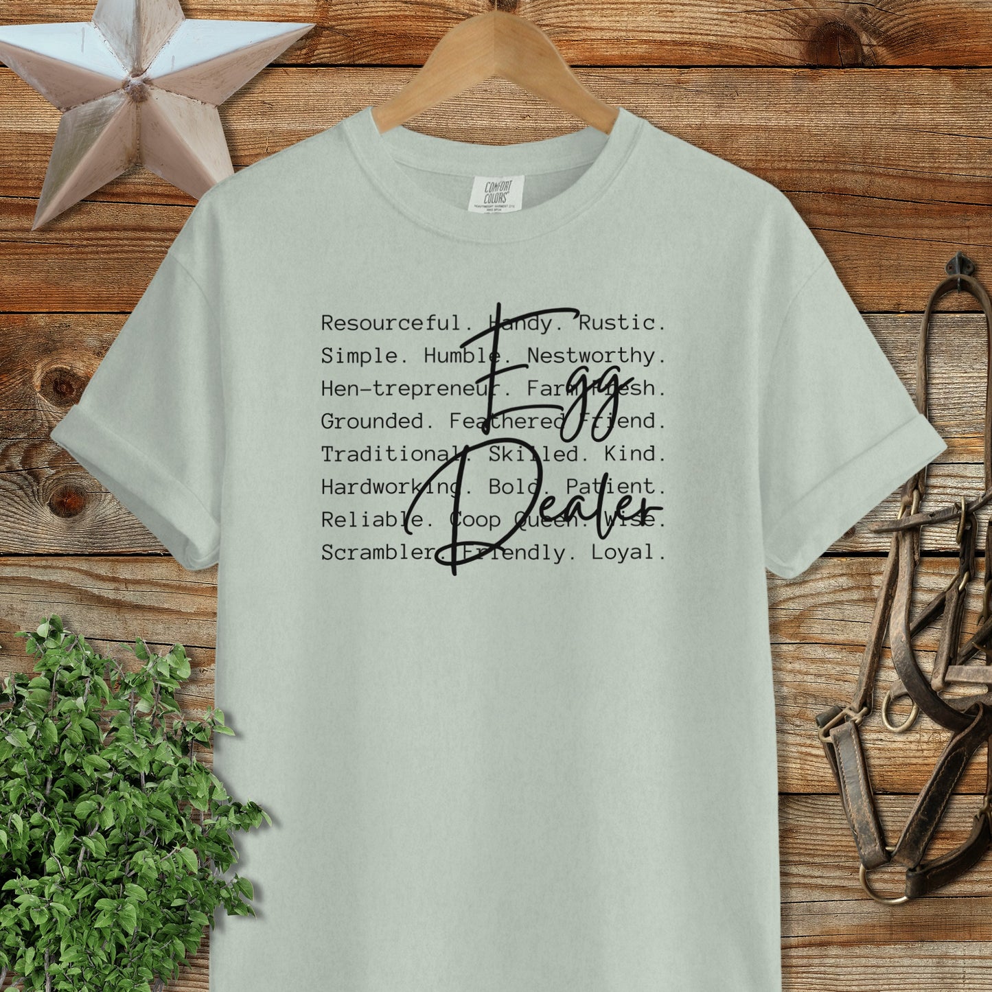 Egg Dealer Words Signature Tee