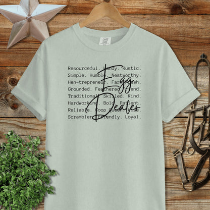 Egg Dealer Words Signature Tee