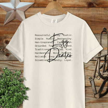 Egg Dealer Words Signature Tee