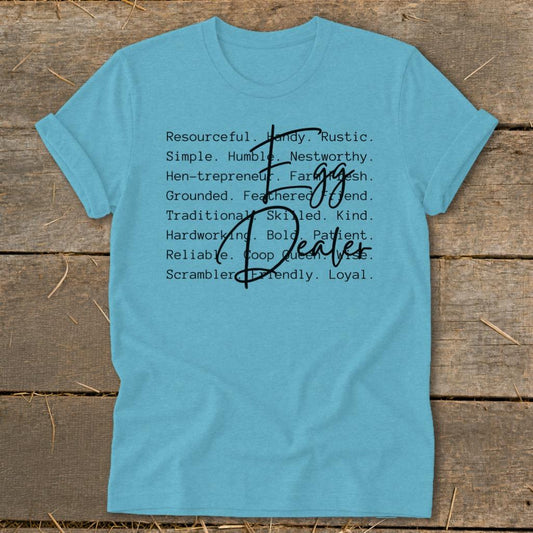 Egg Dealer Words Softstyle Tee