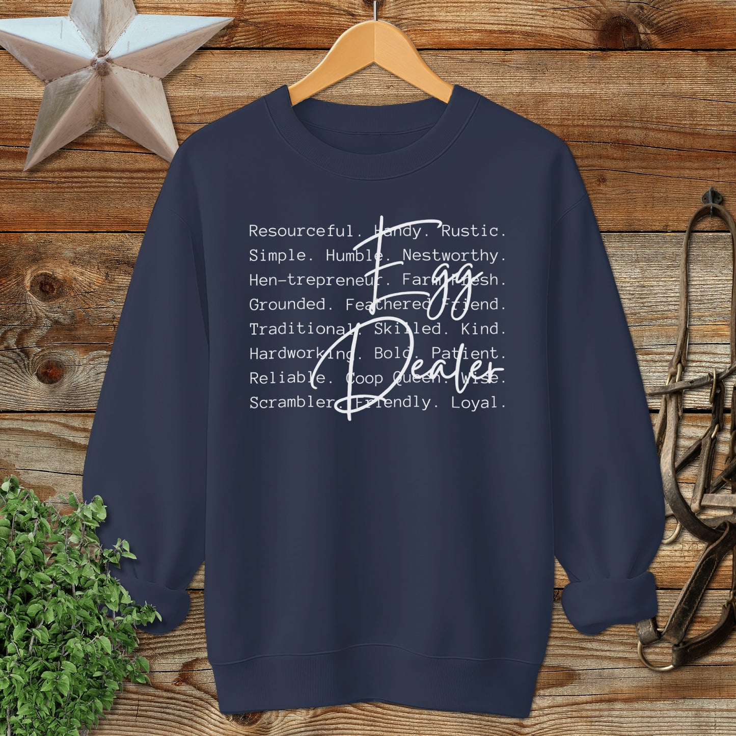 Egg Dealer Words Sweatshirt