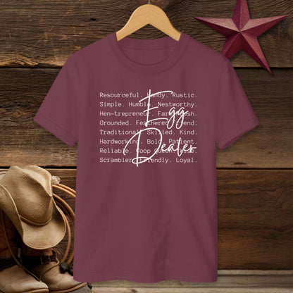 Egg Dealer Words T-shirt (Youth)