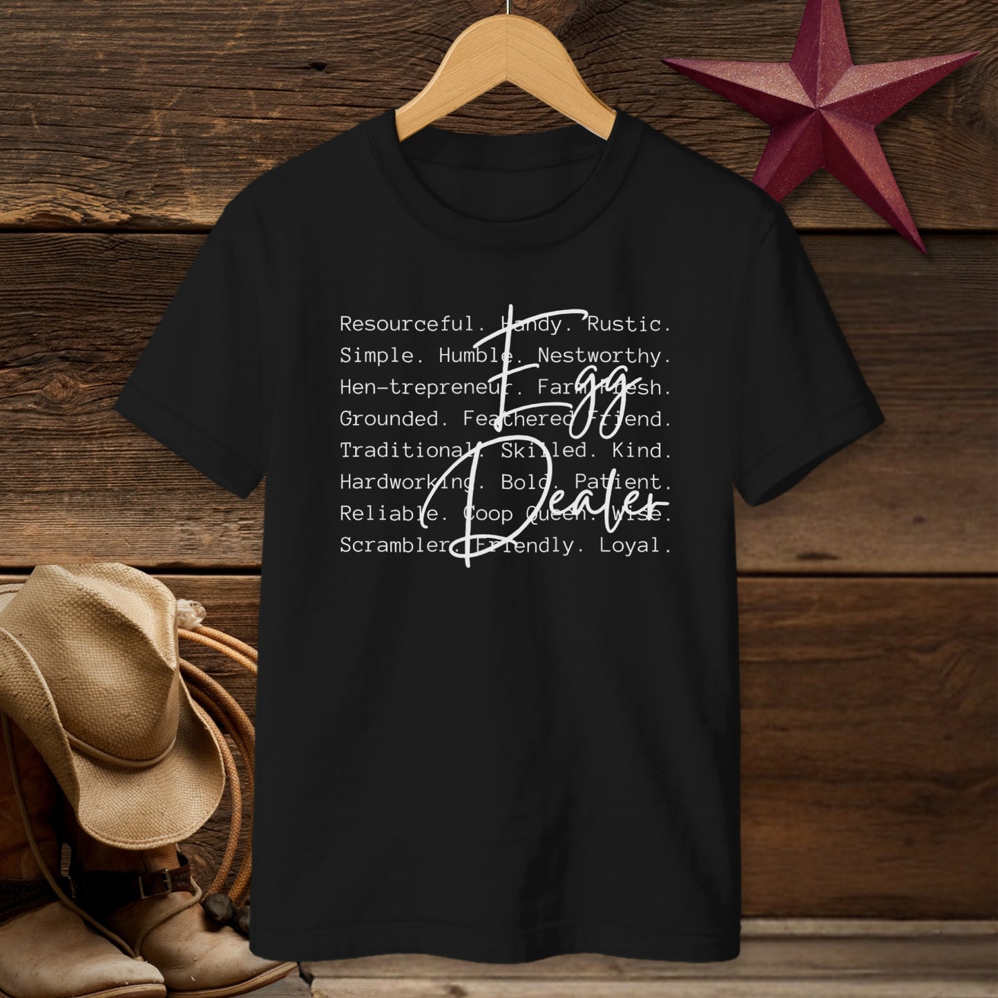 Egg Dealer Words T-shirt (Youth)