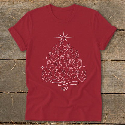 Elegant Chicken Tree Softstyle Tee