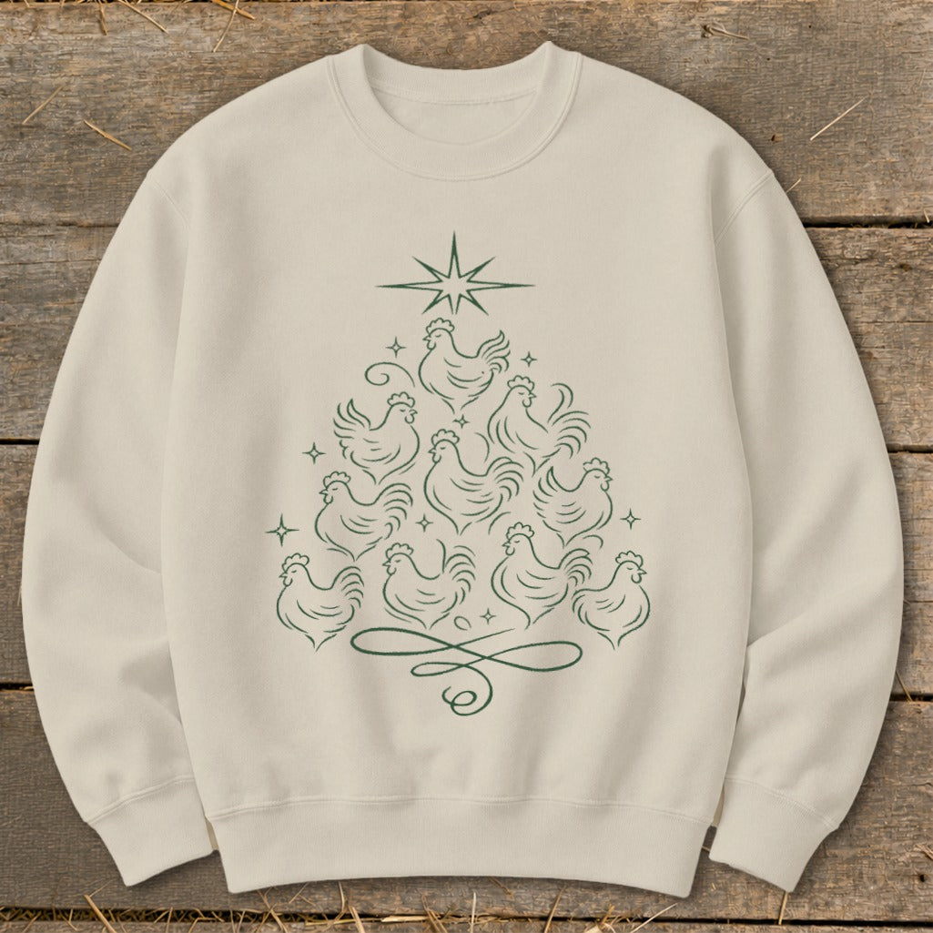 Elegant Chicken Tree Sweatshirt