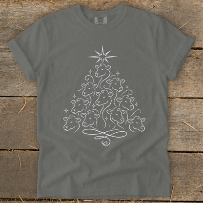 Elegant Cow Tree Signature Tee