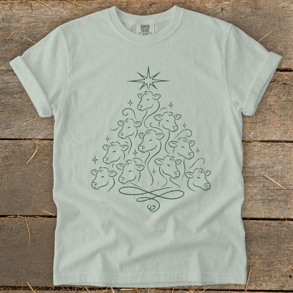 Elegant Cow Tree Signature Tee