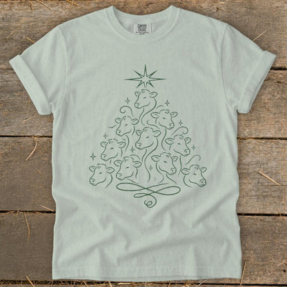 Elegant Cow Tree Signature Tee