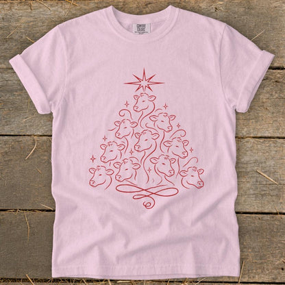 Elegant Cow Tree Signature Tee