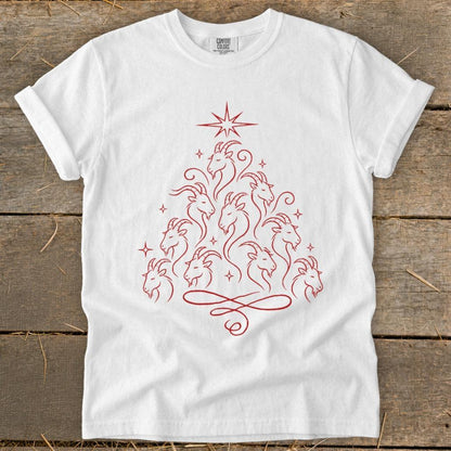 Elegant Goat Tree Signature Tee