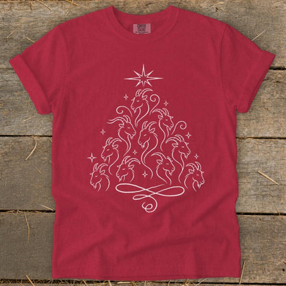 Elegant Goat Tree Signature Tee
