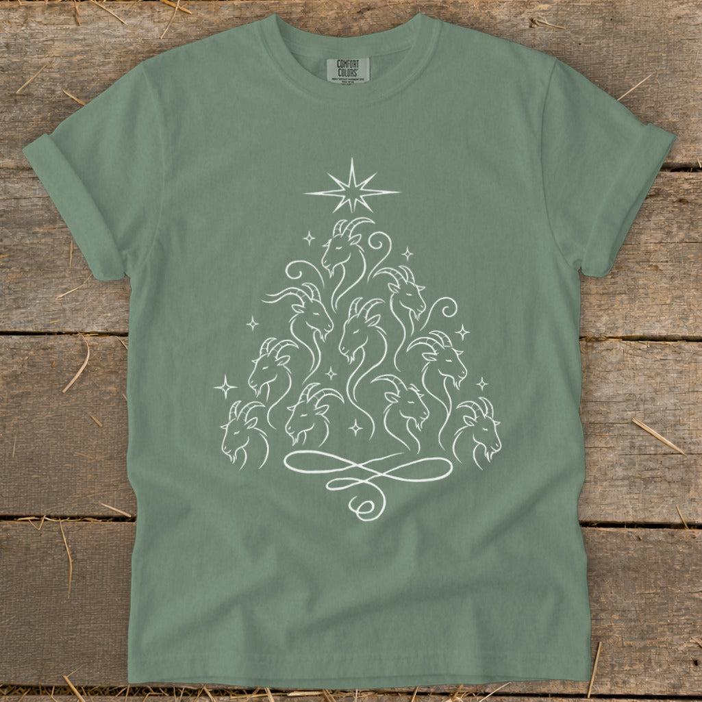 Elegant Goat Tree Signature Tee
