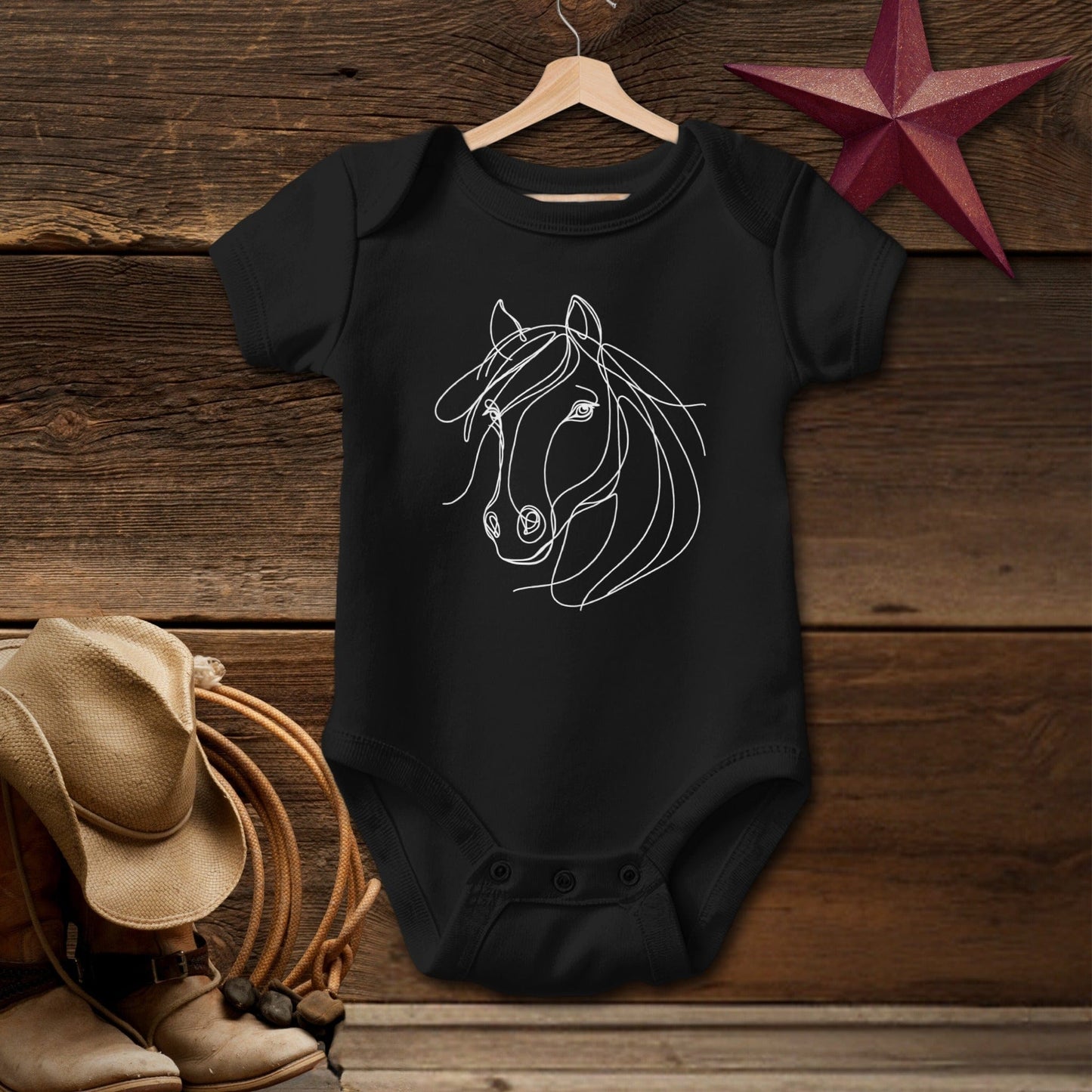 Elegant Horse Bodysuit (Baby)