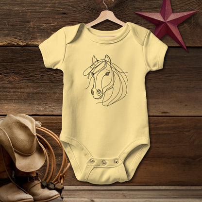 Elegant Horse Bodysuit (Baby)