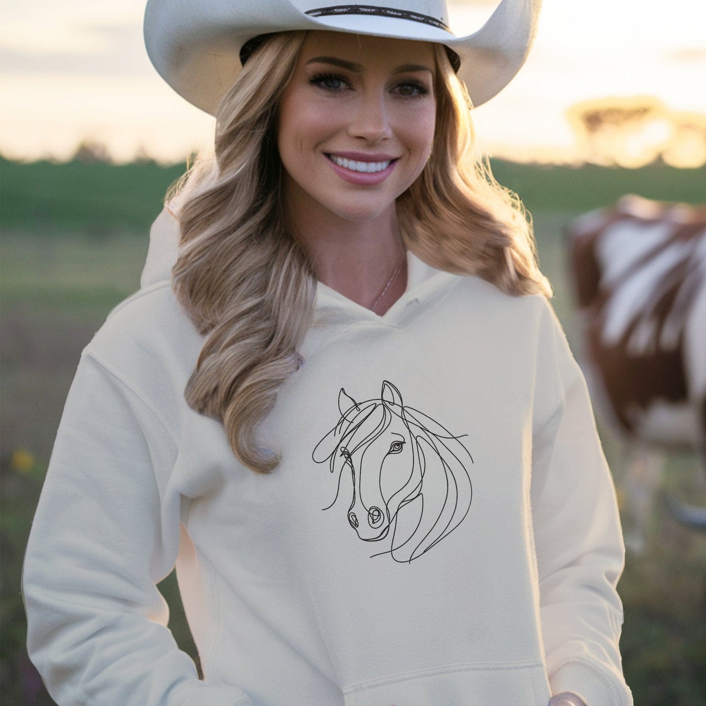 Elegant Horse Hoodie