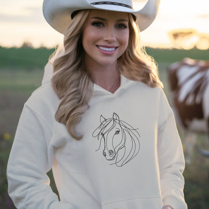 Elegant Horse Hoodie