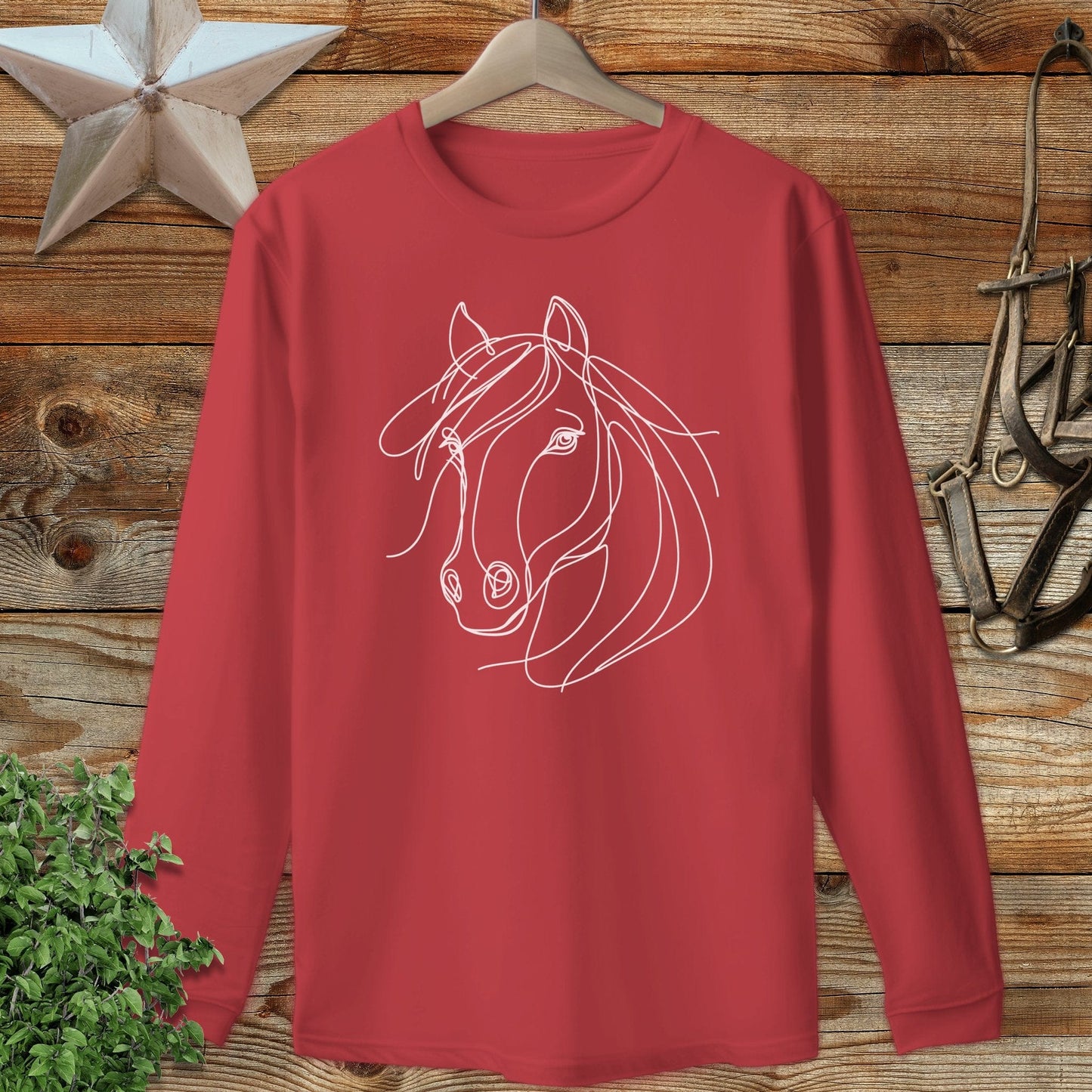 Elegant Horse Long Sleeve Tee
