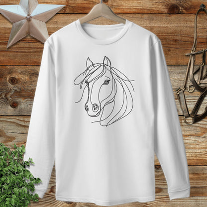 Elegant Horse Long Sleeve Tee