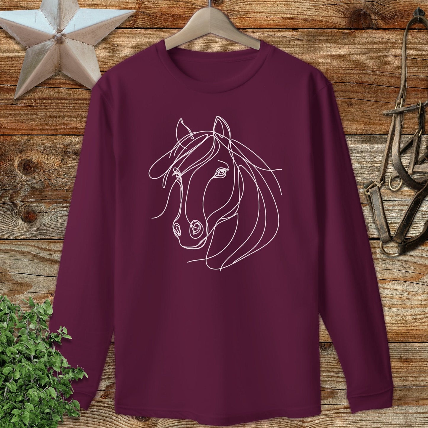 Elegant Horse Long Sleeve Tee