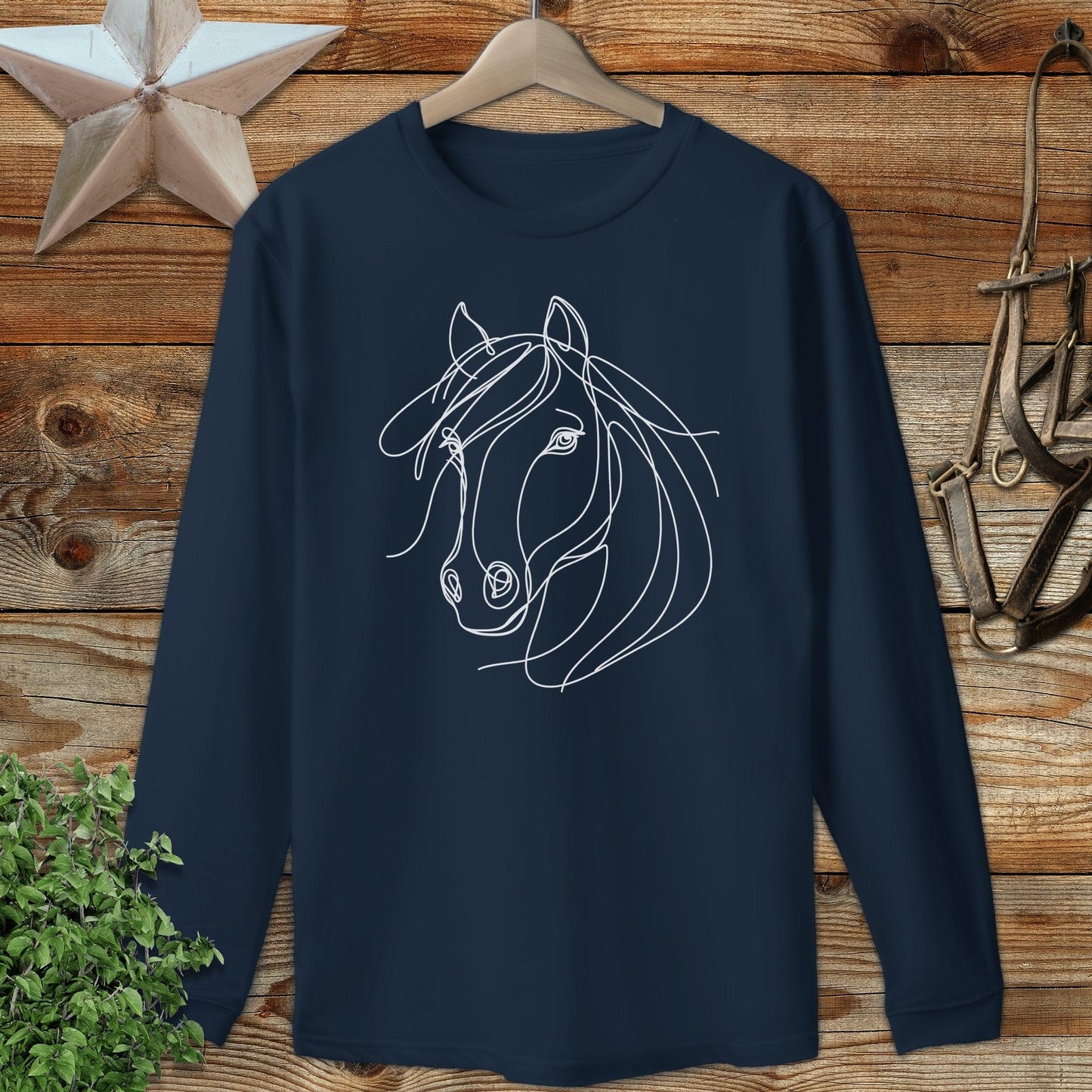 Elegant Horse Long Sleeve Tee