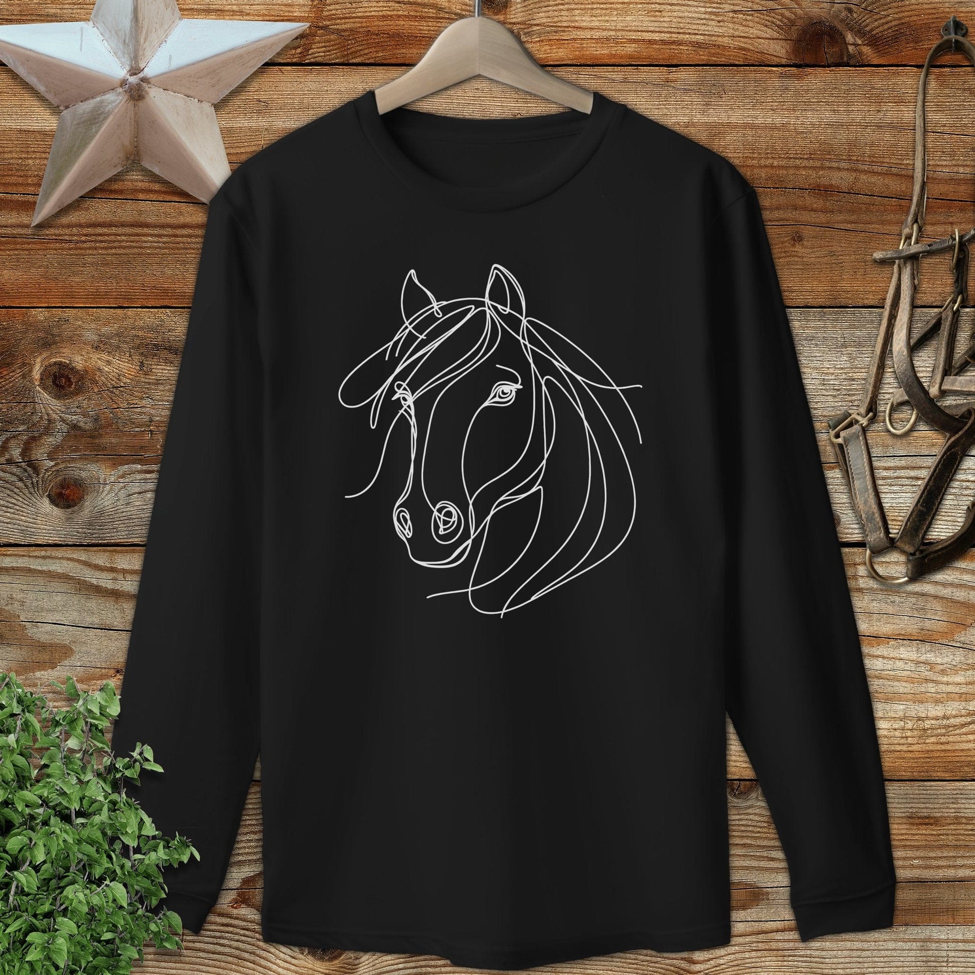 Elegant Horse Long Sleeve Tee