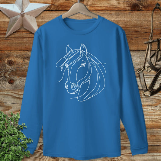 Elegant Horse Long Sleeve Tee