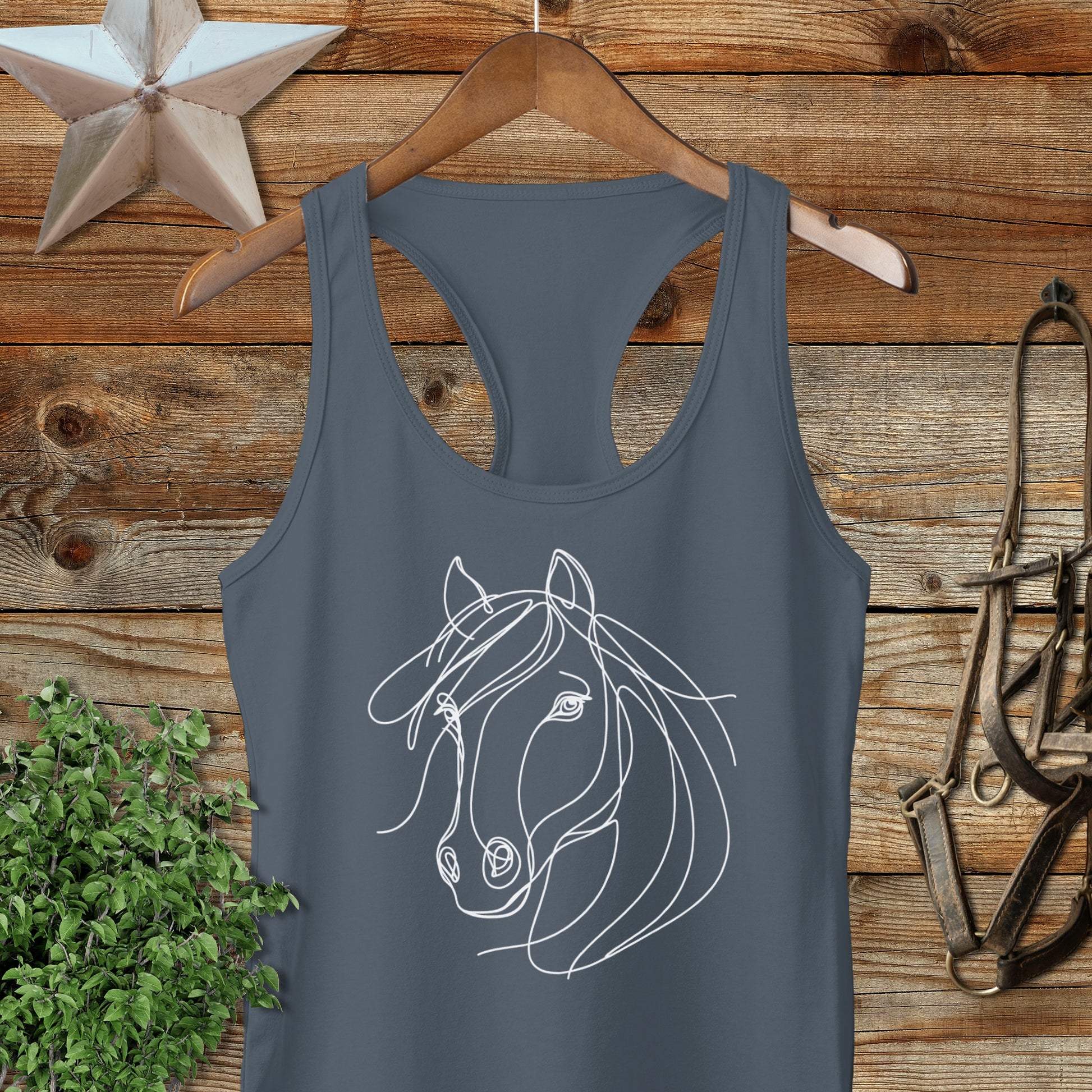 Elegant Horse Racerback Tank