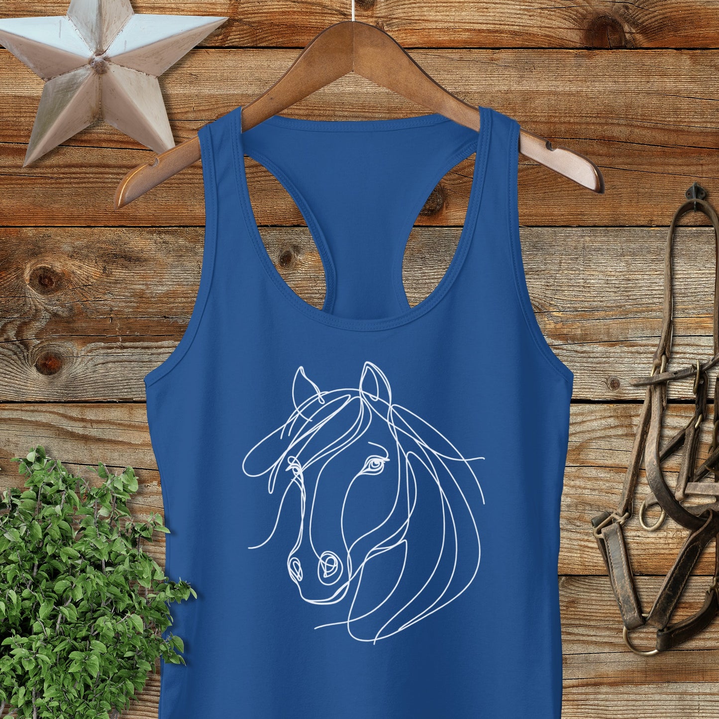 Elegant Horse Racerback Tank