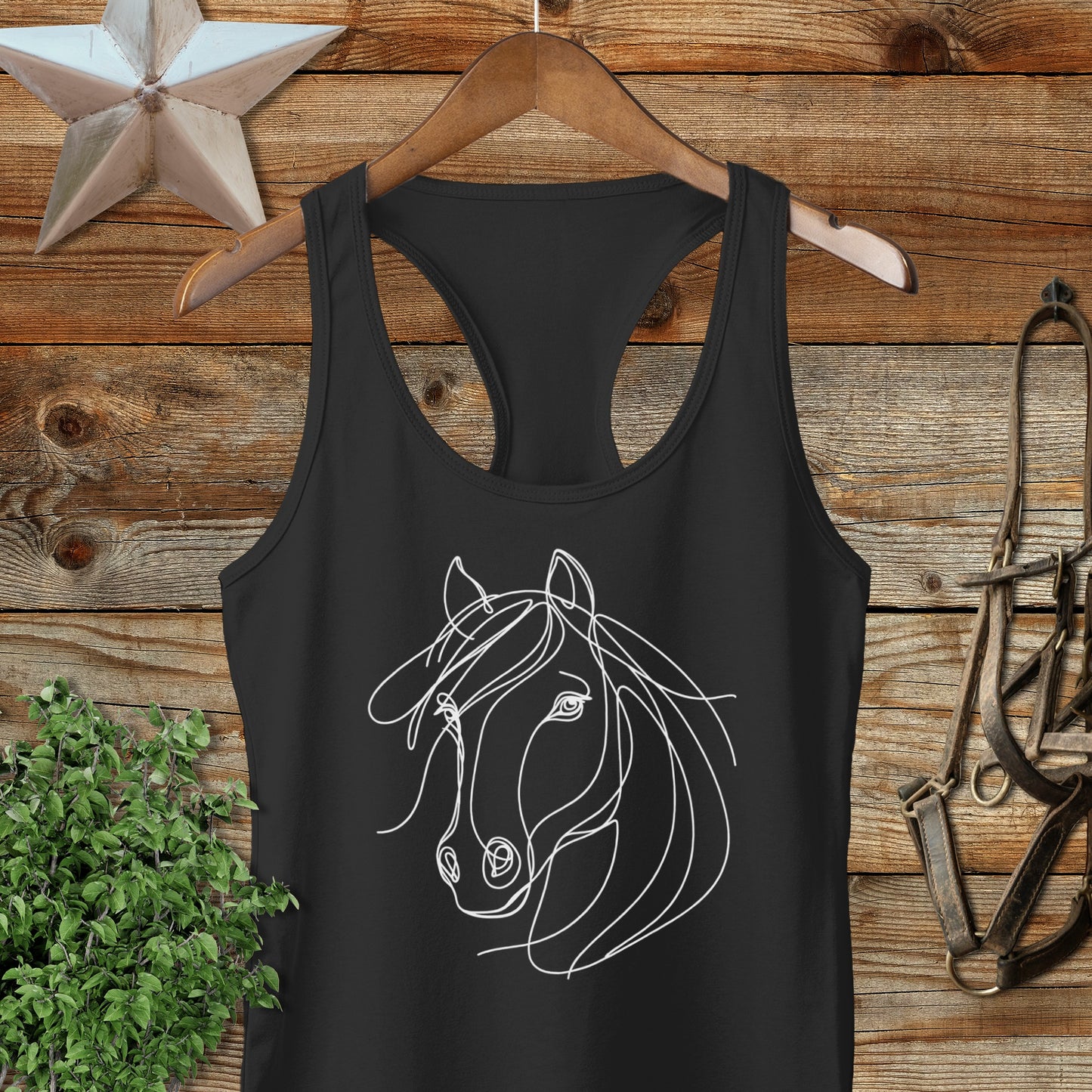 Elegant Horse Racerback Tank