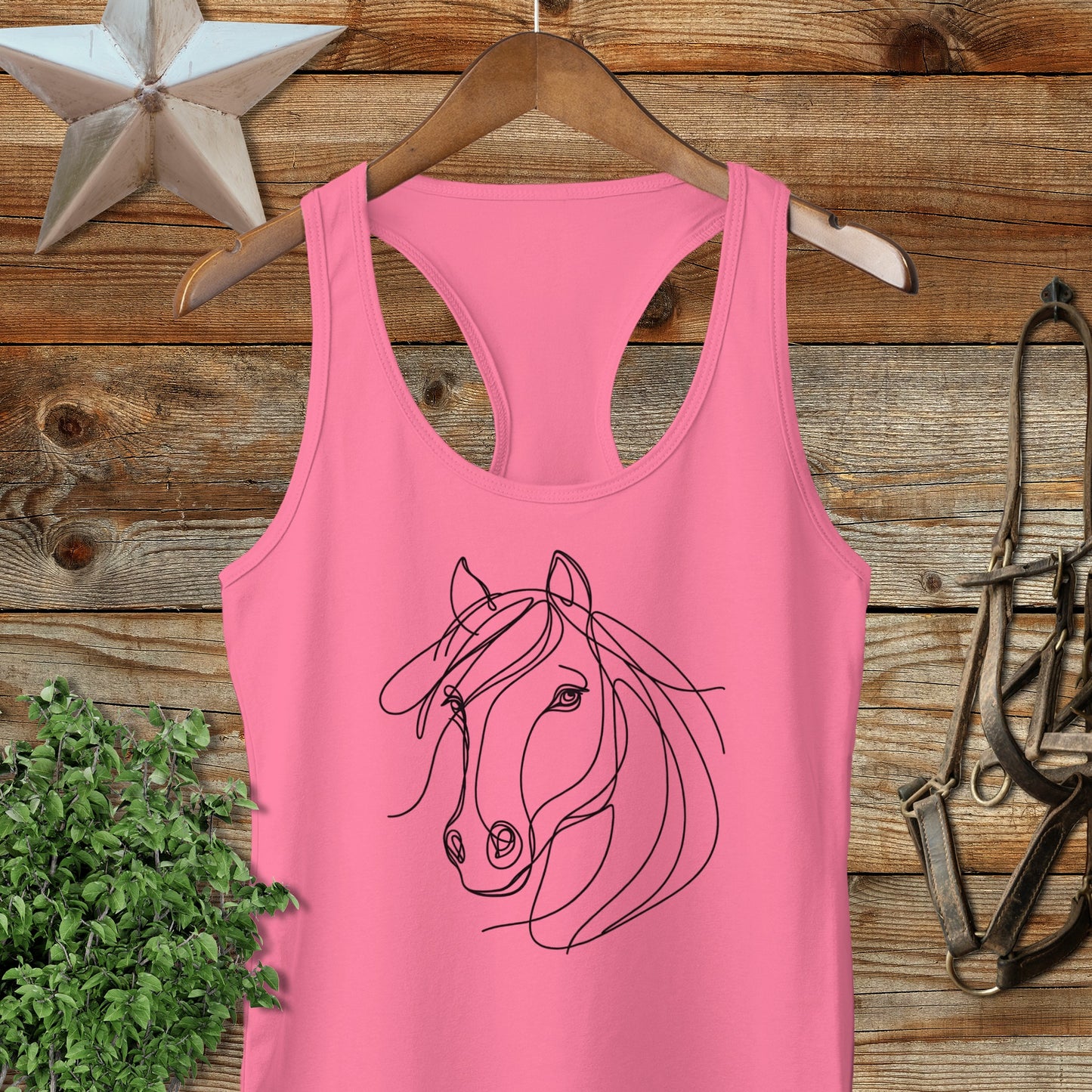 Elegant Horse Racerback Tank