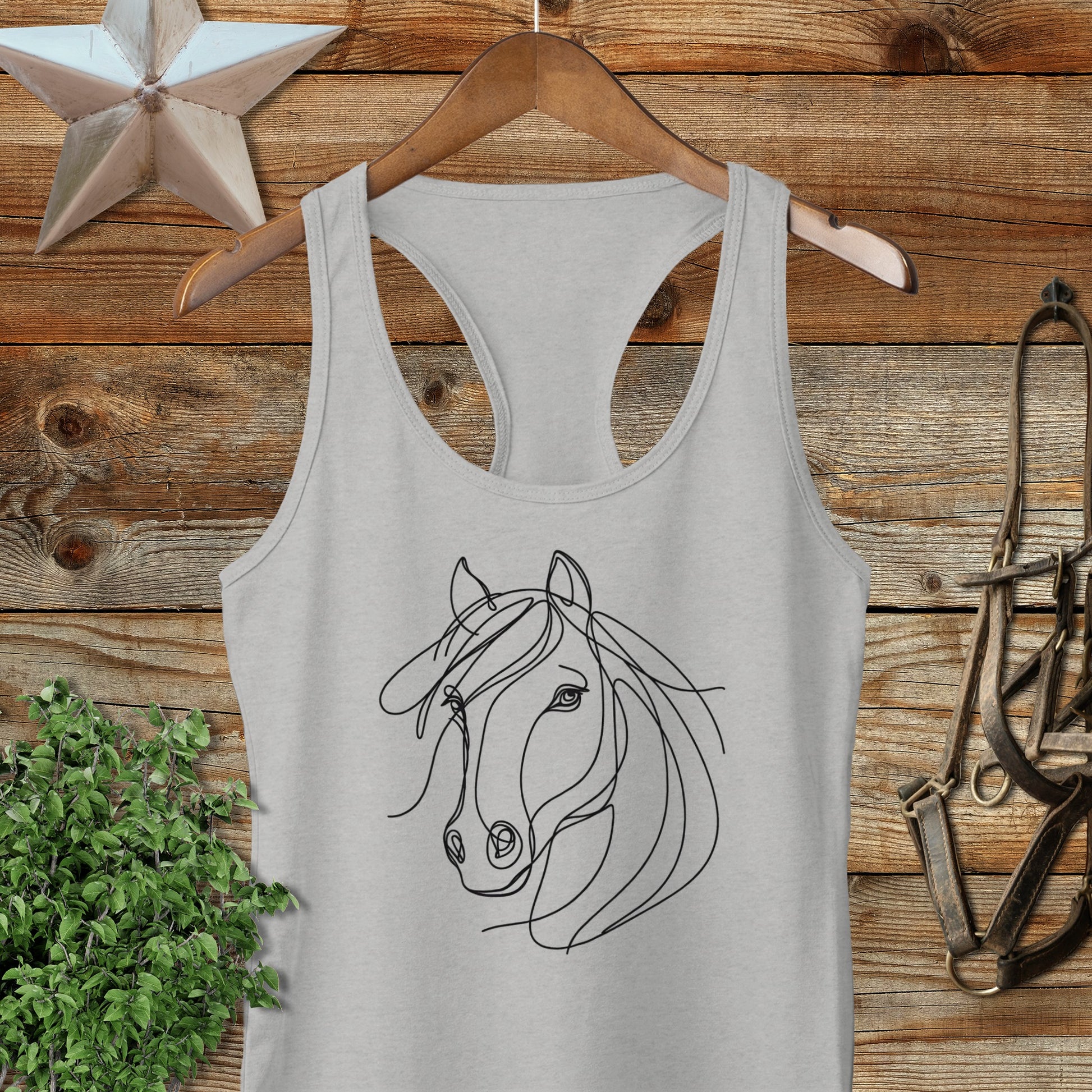 Elegant Horse Racerback Tank