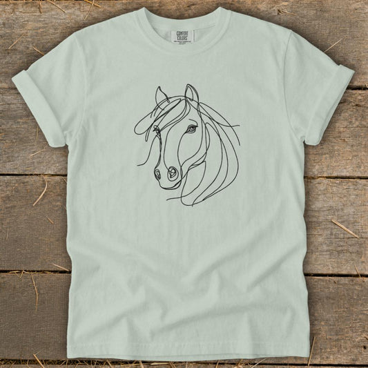 Elegant Horse Signature Tee - Bay