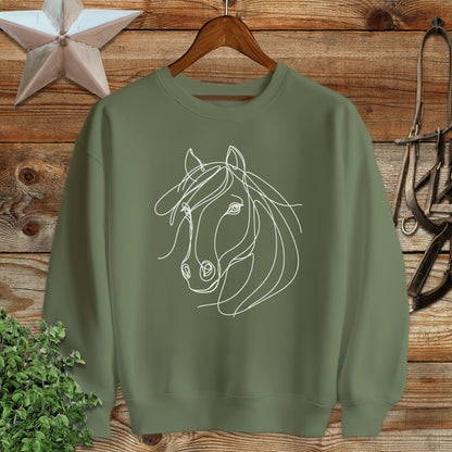 Elegant Horse Sweatshirt