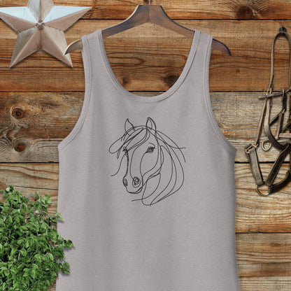 Elegant Horse Tank Top
