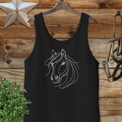Elegant Horse Tank Top
