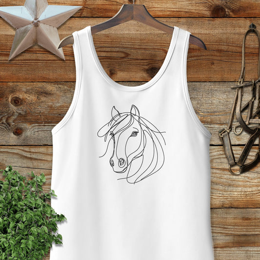 Elegant Horse Tank Top