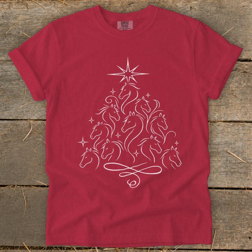 Elegant Horse Tree Signature Tee