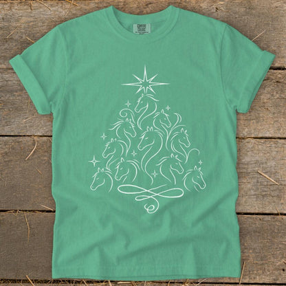 Elegant Horse Tree Signature Tee