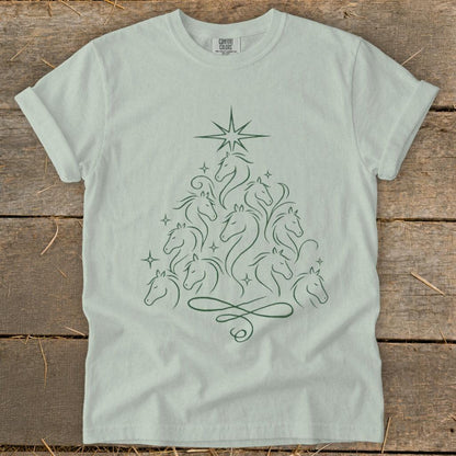 Elegant Horse Tree Signature Tee