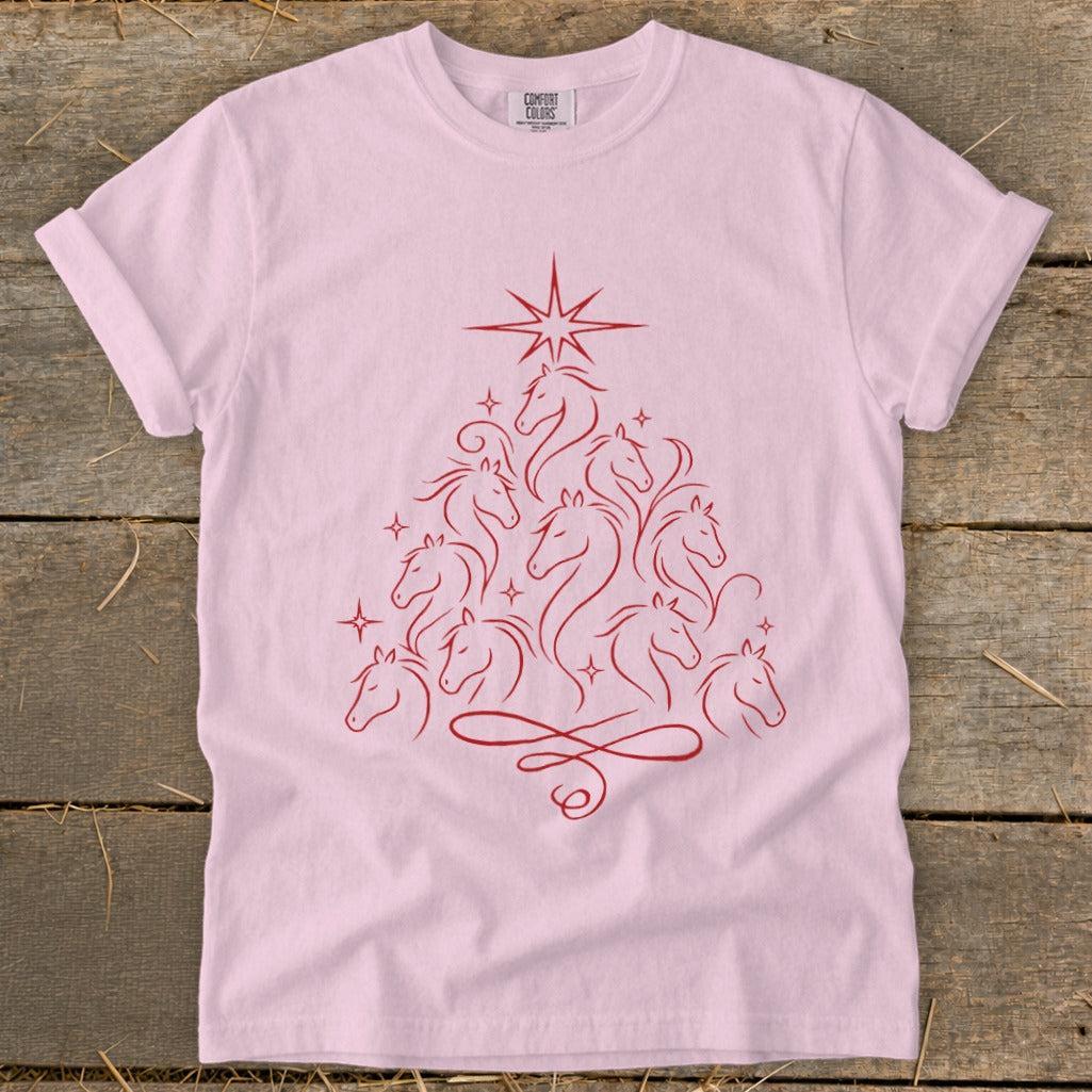 Elegant Horse Tree Signature Tee
