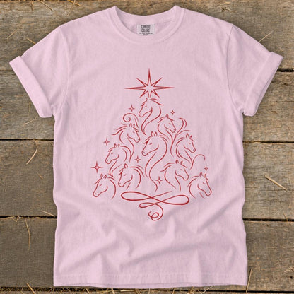Elegant Horse Tree Signature Tee